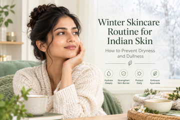 Winter skincare routine for Indian skin to prevent dryness and dullness with hydrating skincare tips