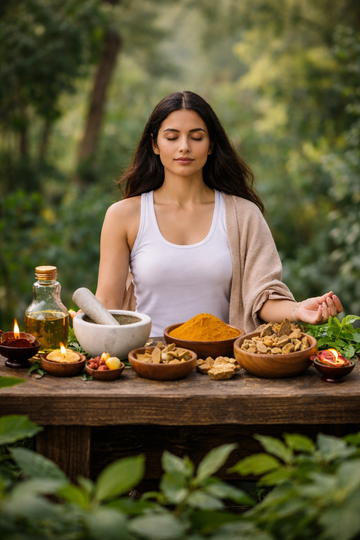 Ayurvedic treatment for PCOS using natural herbs, diet and lifestyle for hormonal balance