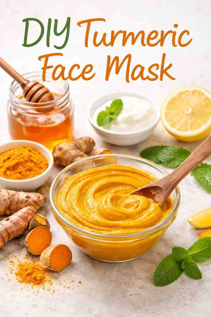 DIY Turmeric Face Mask for Glowing Skin:Easy Recipes,Benefits and Tips ...