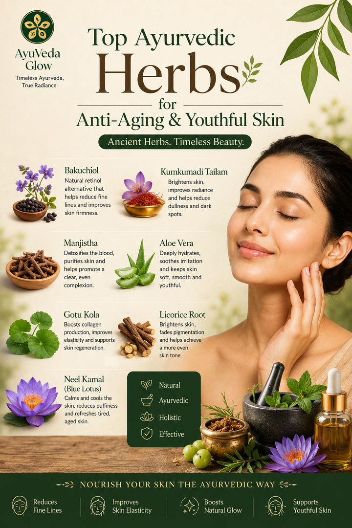 Top Ayurvedic Herbs for Anti-Aging and Youthful Skin Naturally ...