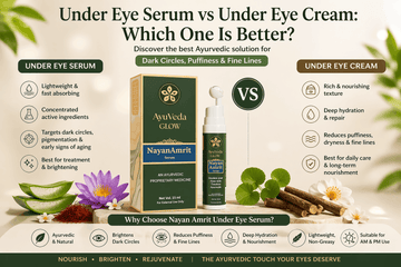 Under Eye Serum vs Under Eye Cream: Which One Is Better for Dark Circles and Puffiness?