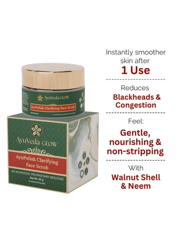 AyuPolish: Ayurvedic Clarifying Face Scrub -10g
