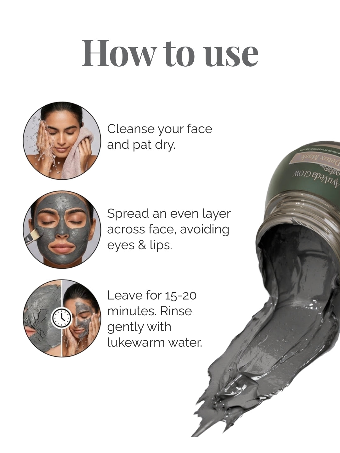 RishiMuni: Ayurvedic Detox Face Mask -30g