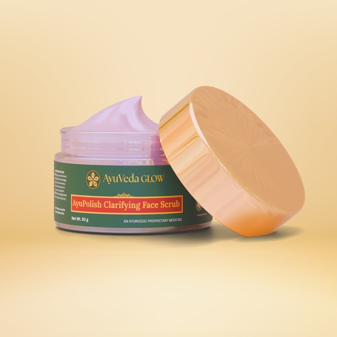 AyuPolish Clarifying Face Scrub - AyuVeda Glow