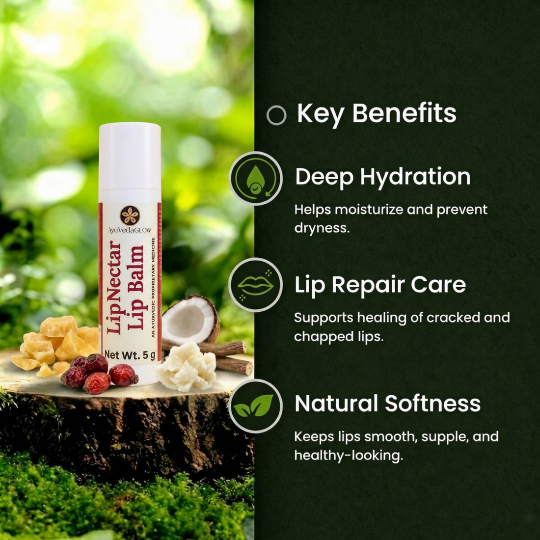 LipNectar: Ayurvedic Lip Balm -5g