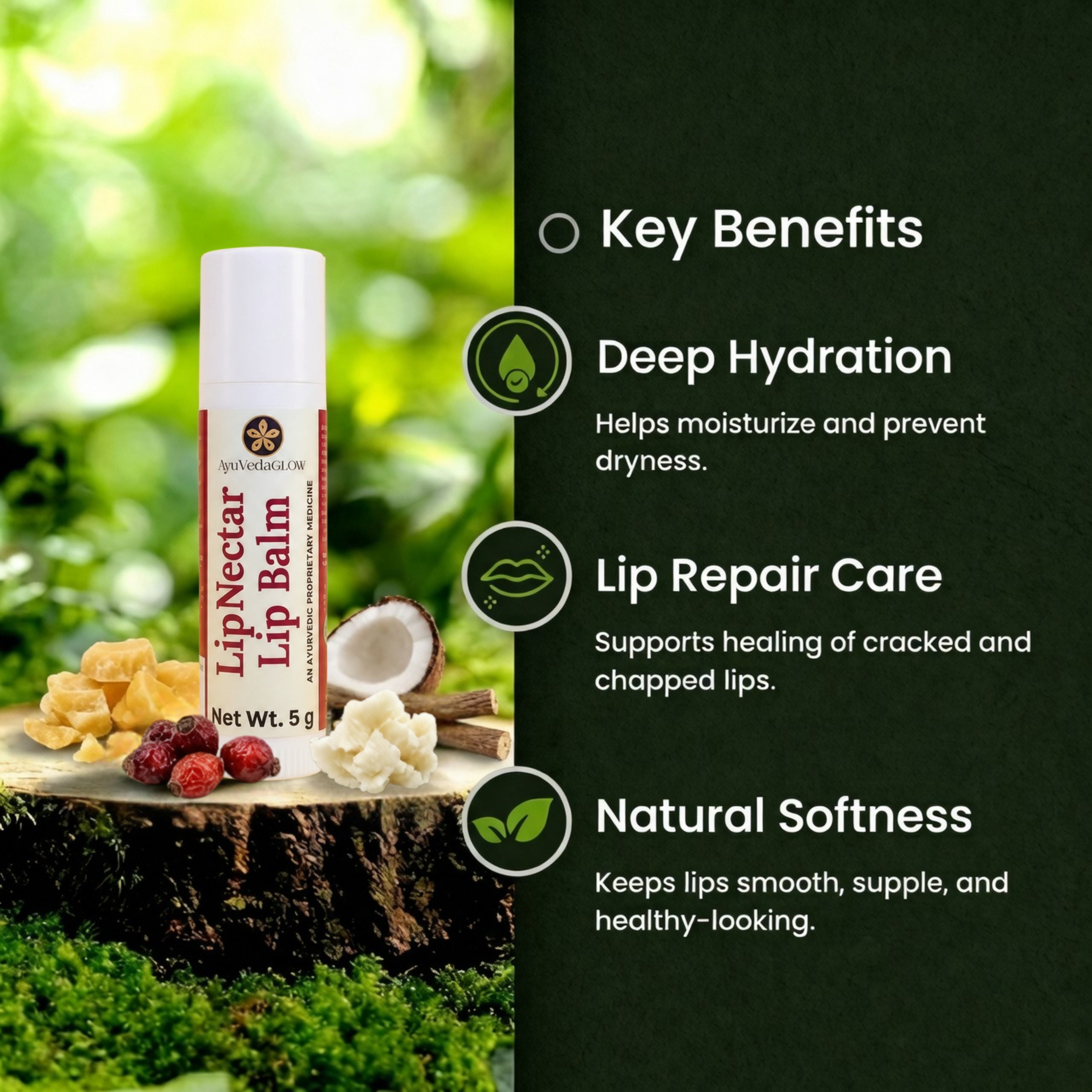 LipNectar: Ayurvedic Lip Balm -5g
