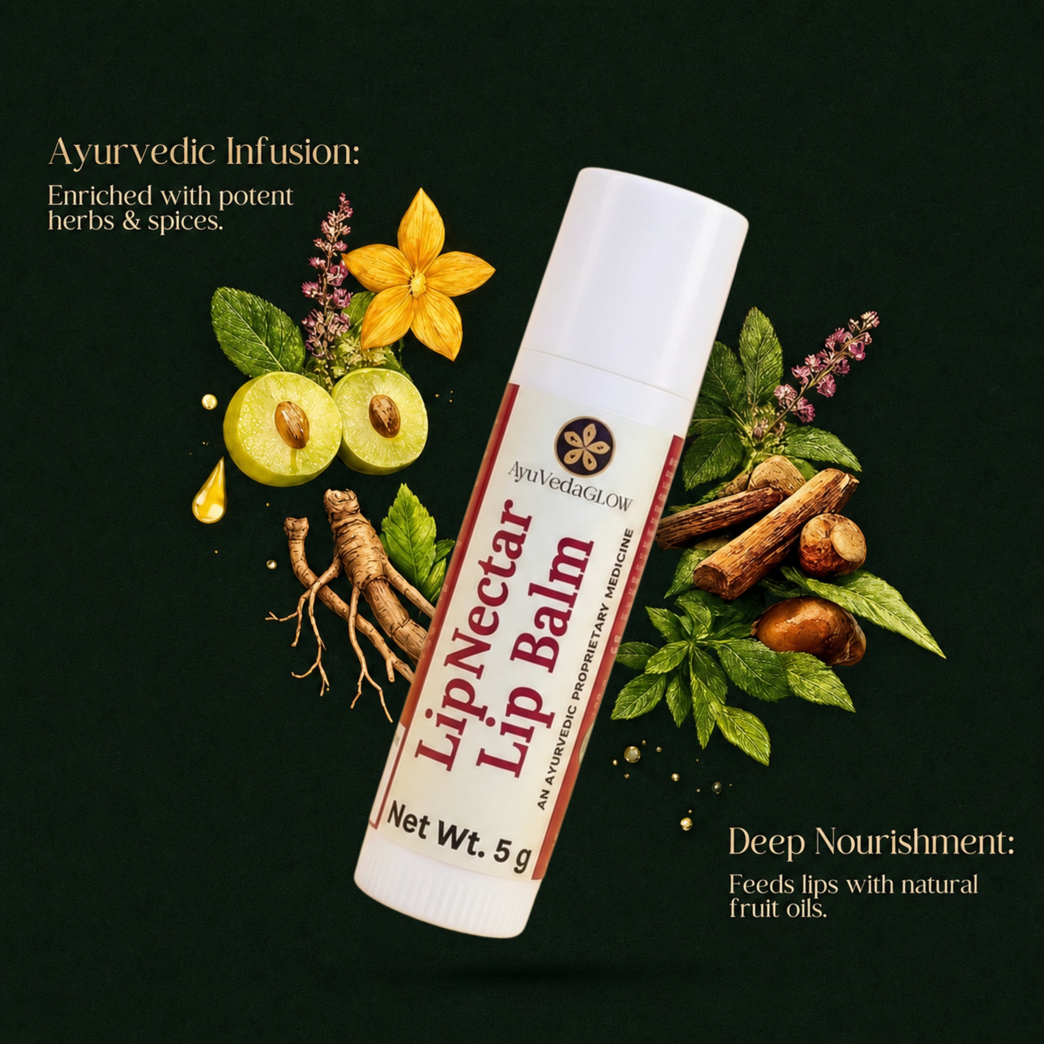 LipNectar: Ayurvedic Lip Balm -5g