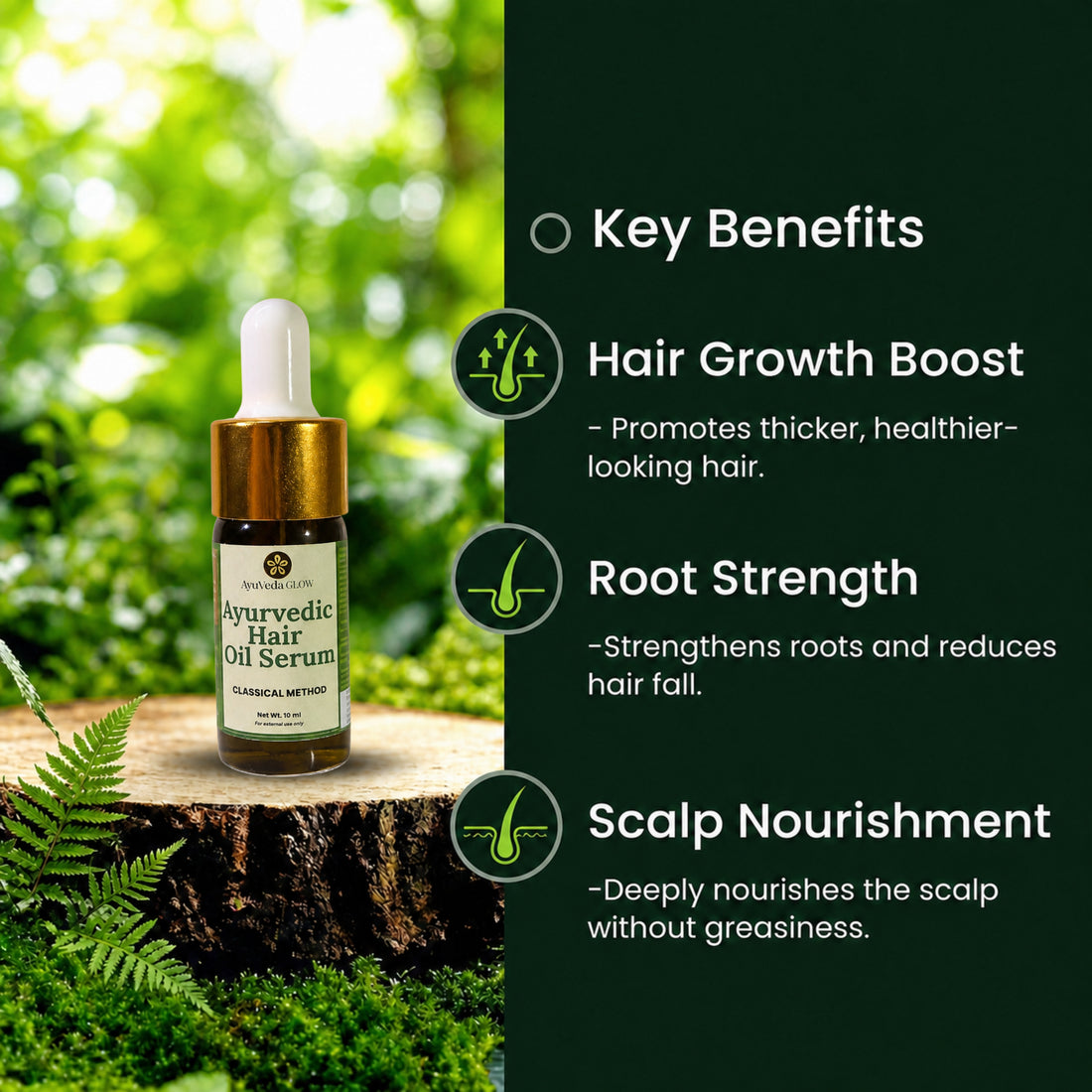 Classical Ayurvedic Hair Oil Serum -10ml