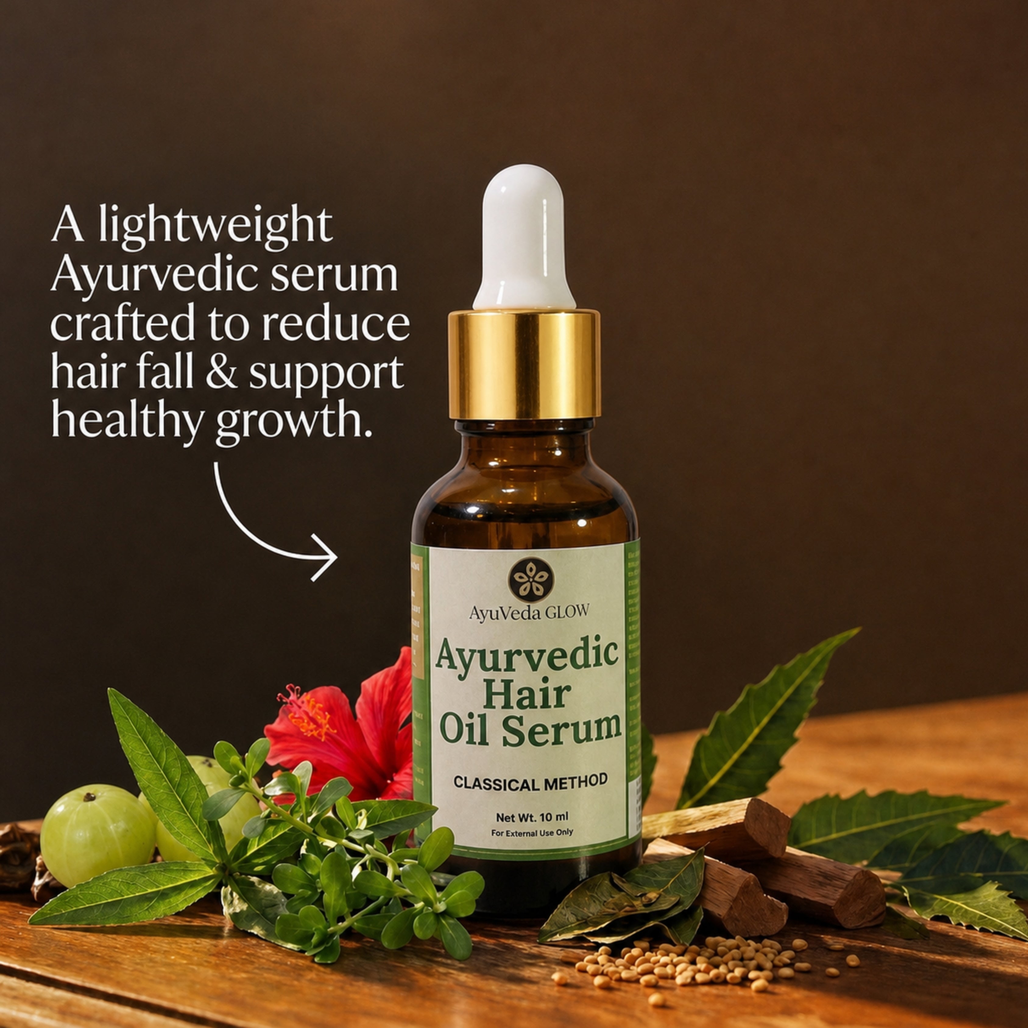 Classical Ayurvedic Hair Oil Serum -10ml
