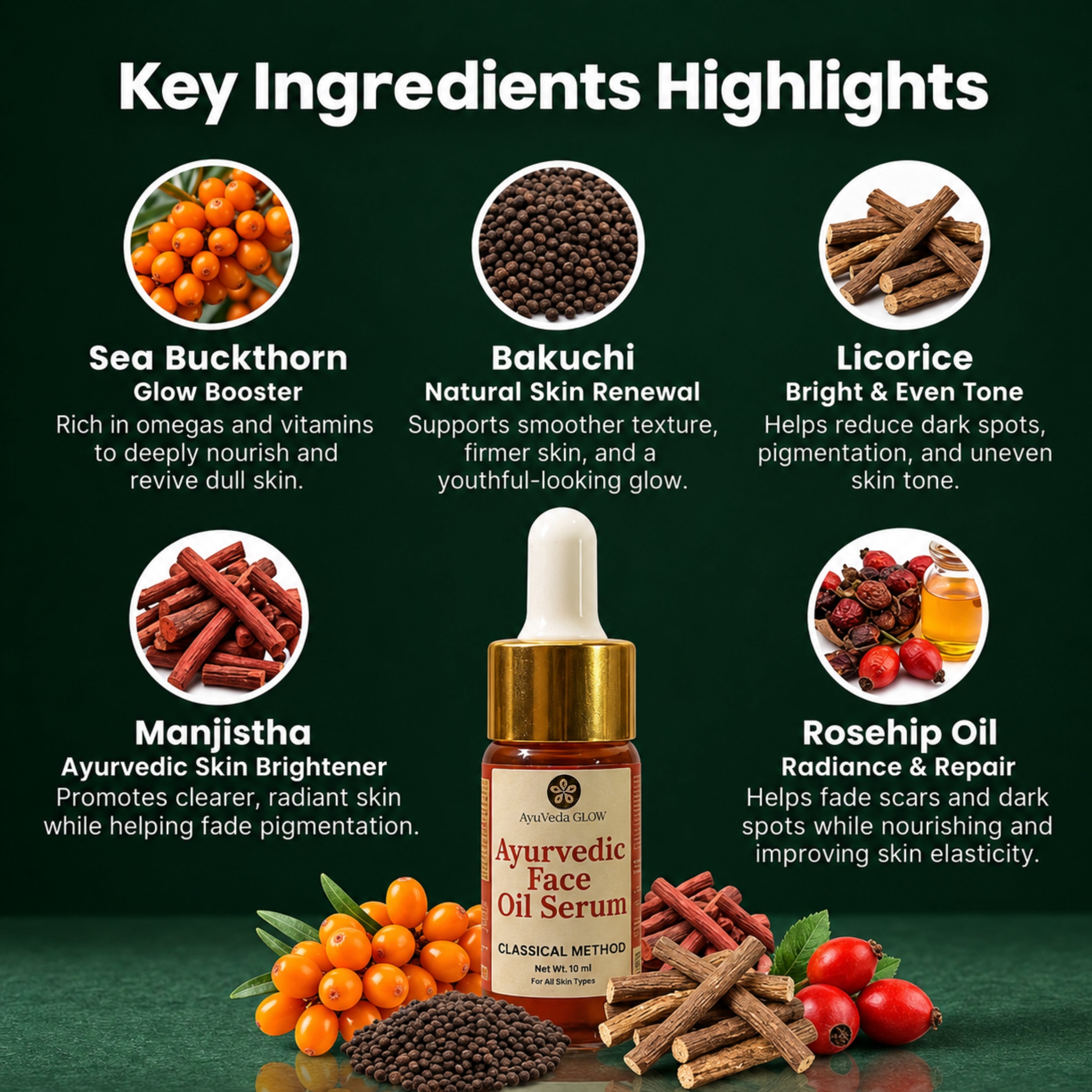 Classical Ayurvedic Face Oil Serum -10ml