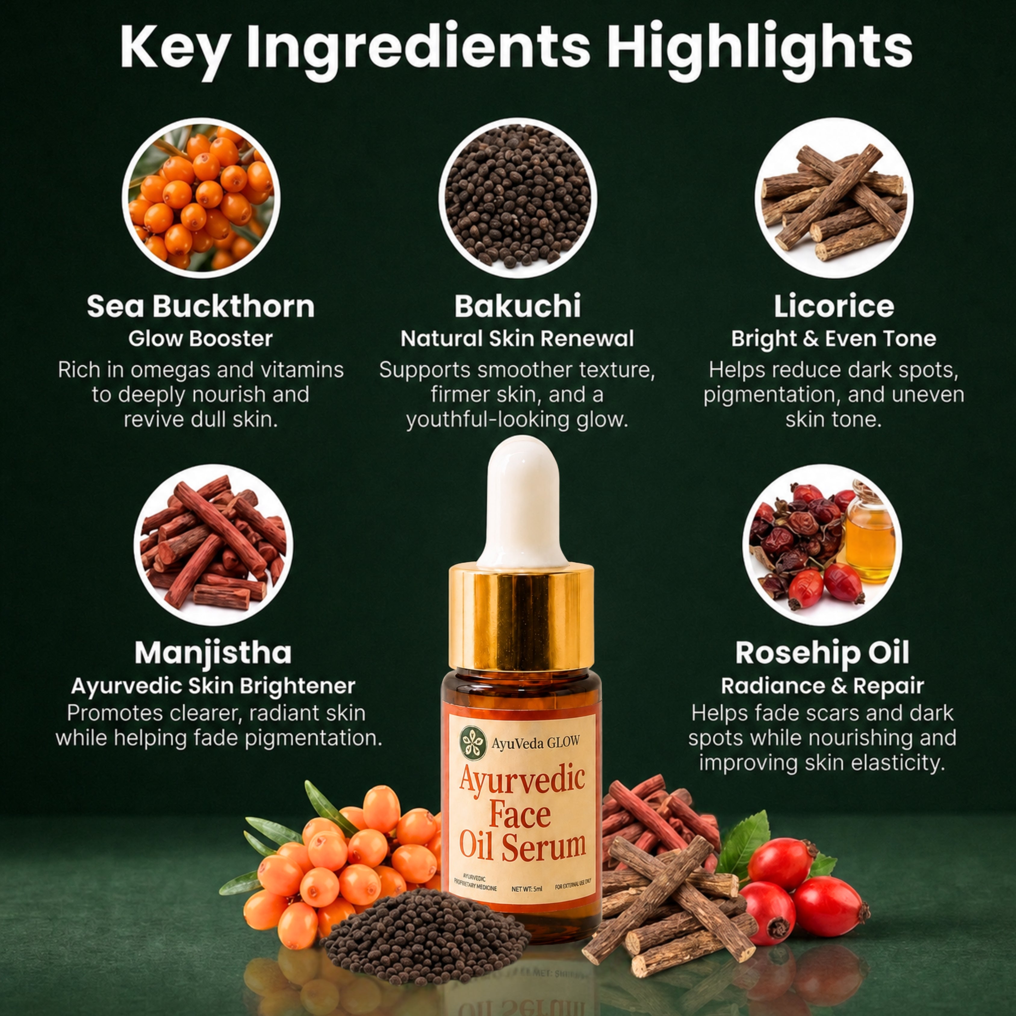 Classical Ayurvedic Face Oil Serum -5ml