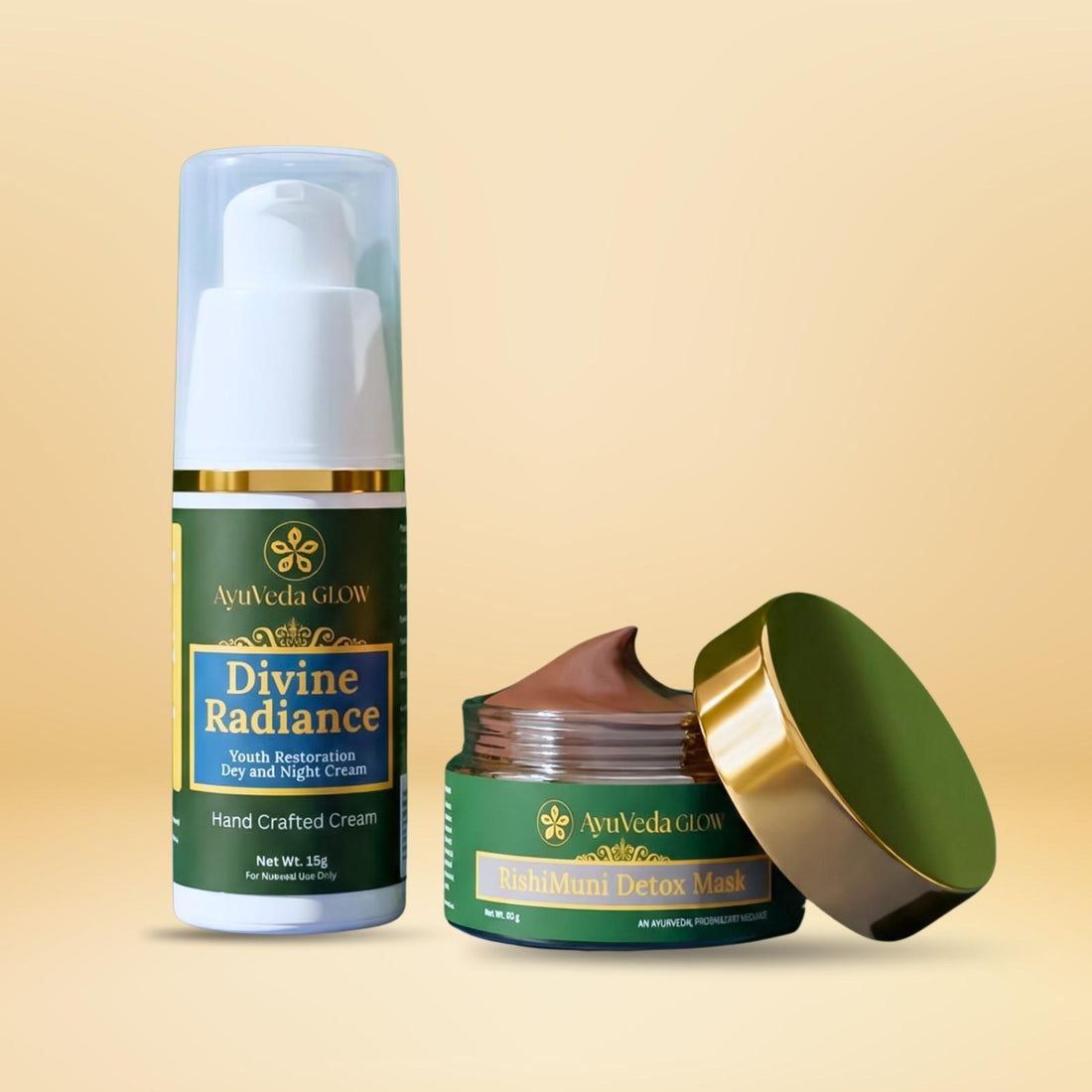 Natural Ayurvedic beauty combo for daily facial care routine