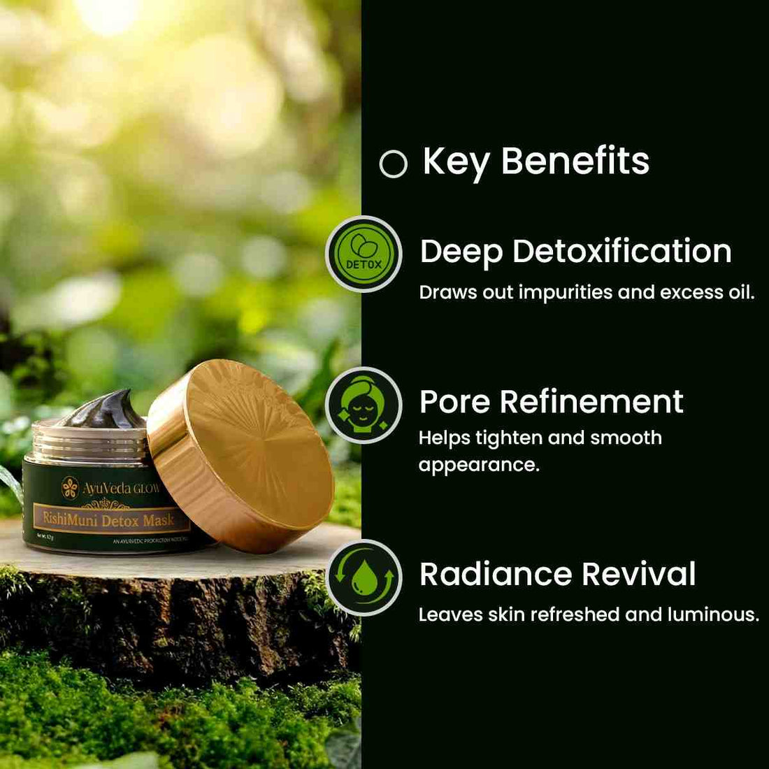 RishiMuni Detox Face Mask - AyuVeda Glow