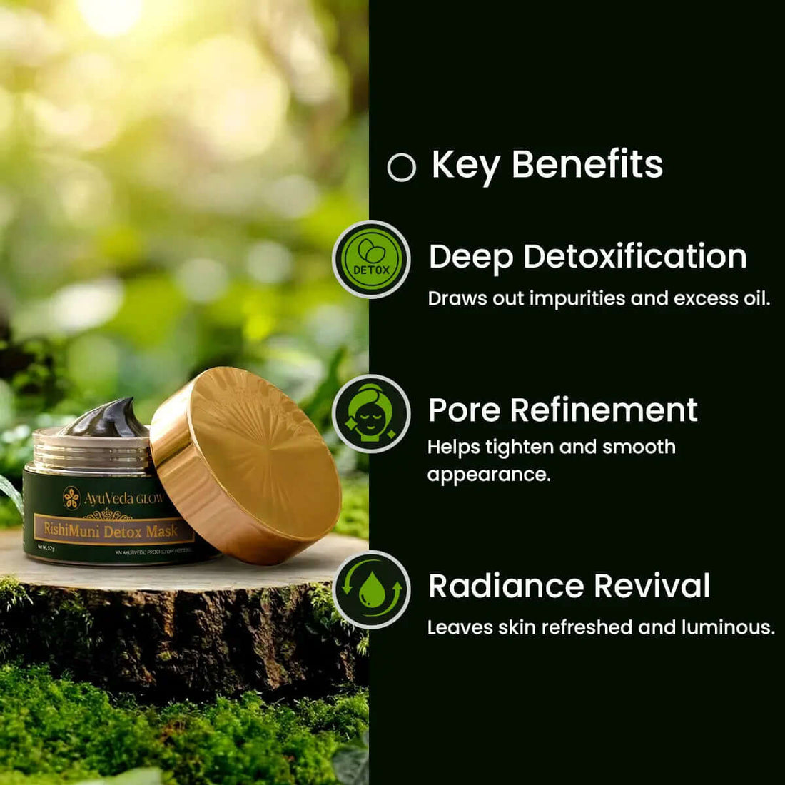 RishiMuni Detox Face Mask - AyuVeda Glow