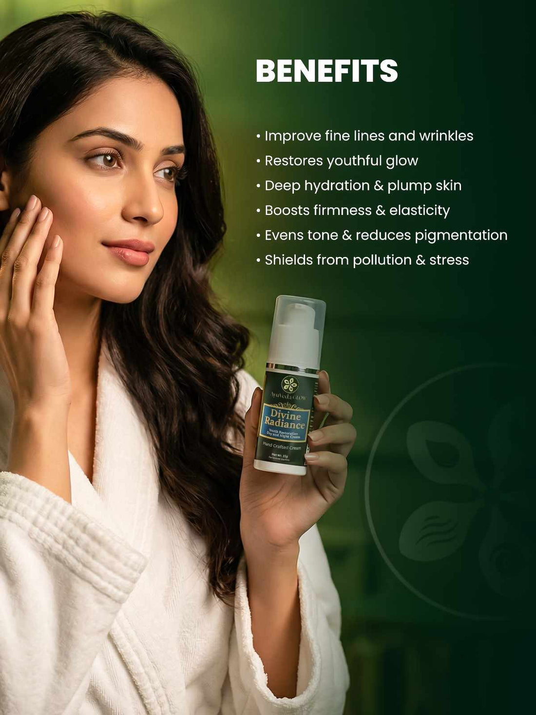 Divine Radiance: Anti - Aging Cream - AyuVeda Glow