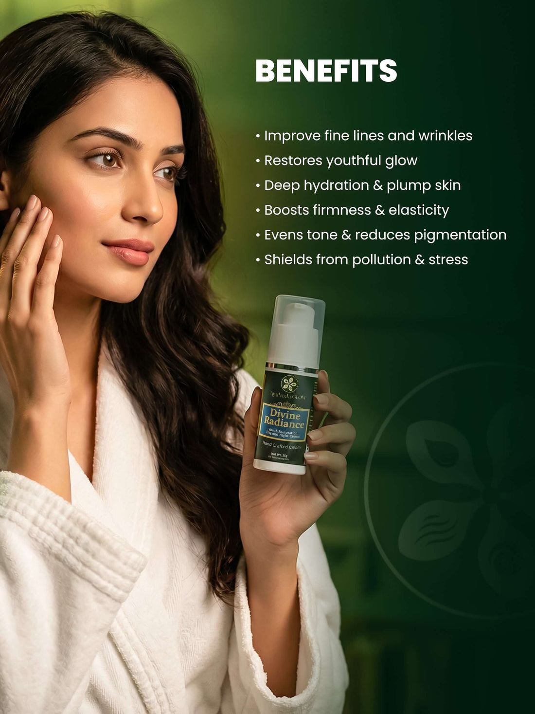 Divine Radiance: Anti - Aging Cream - AyuVeda Glow