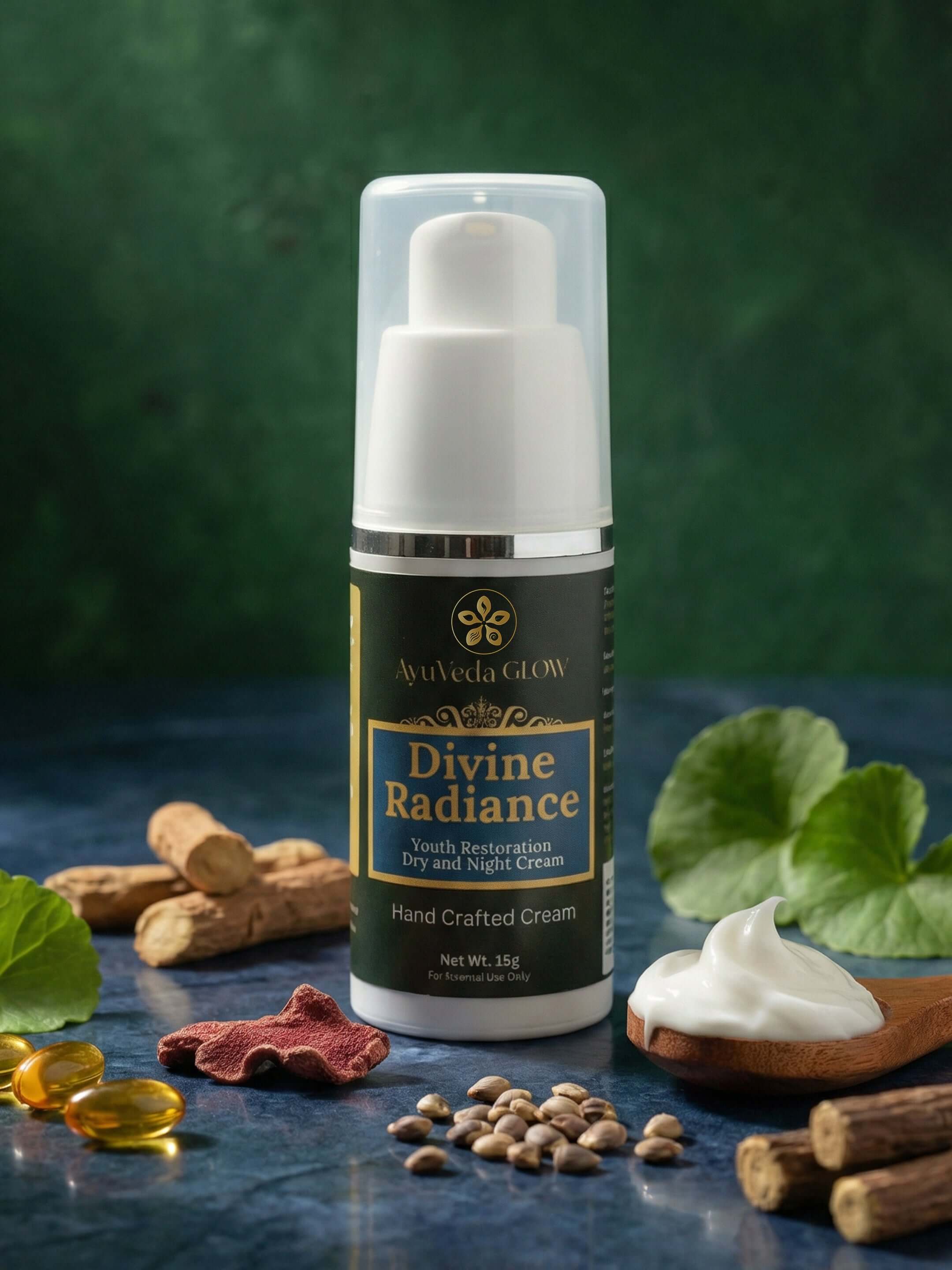 Divine Radiance: Anti - Aging Cream - AyuVeda Glow