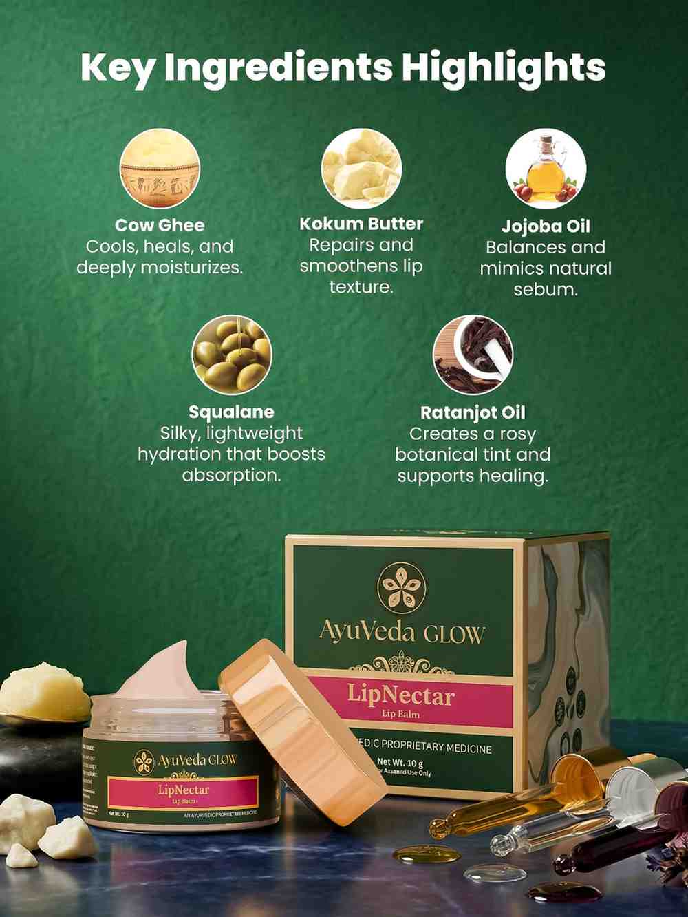 Ayurvedic skincare duo for pore cleansing and under eye nourishment