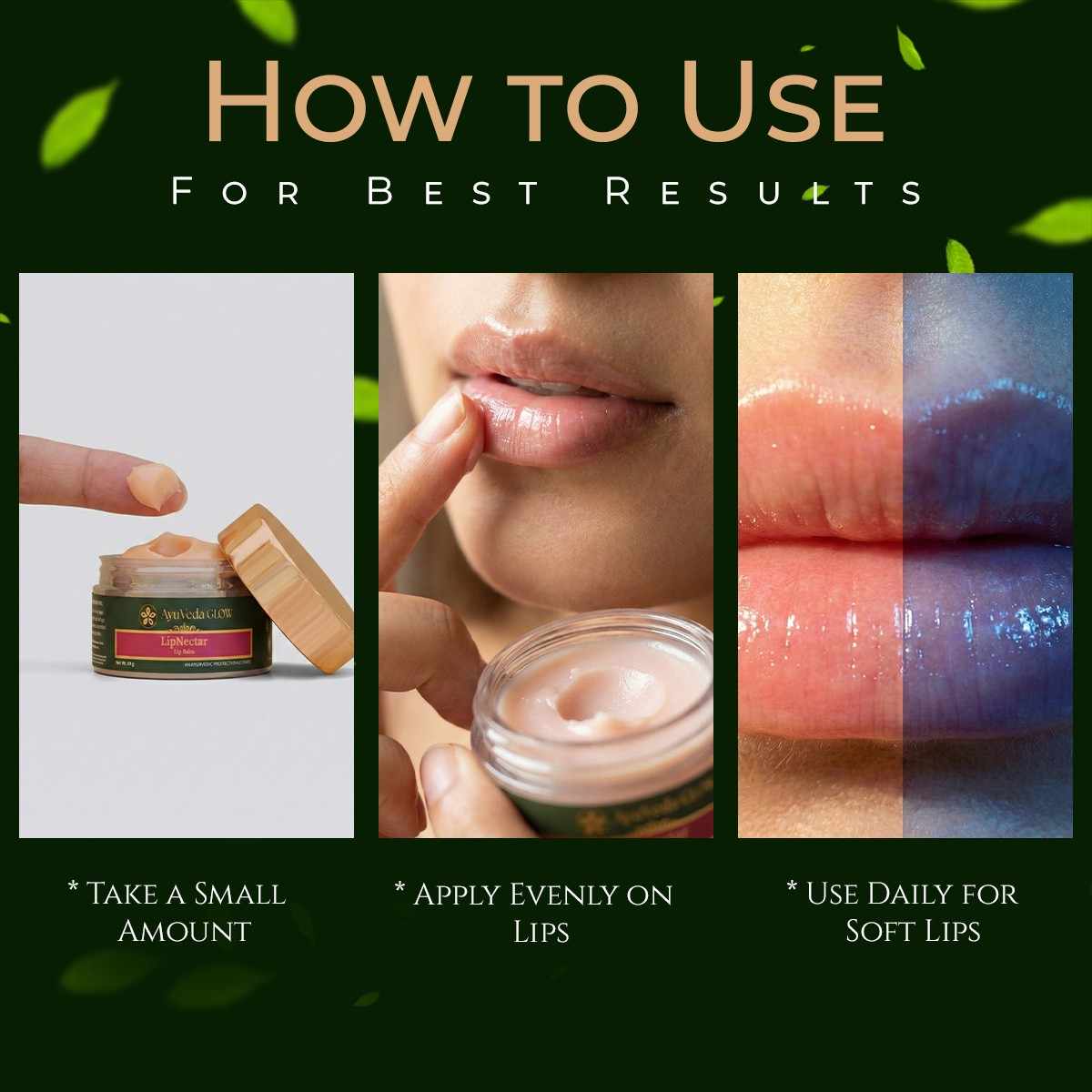Ayurvedic lip balm for deep hydration and daily lip protection